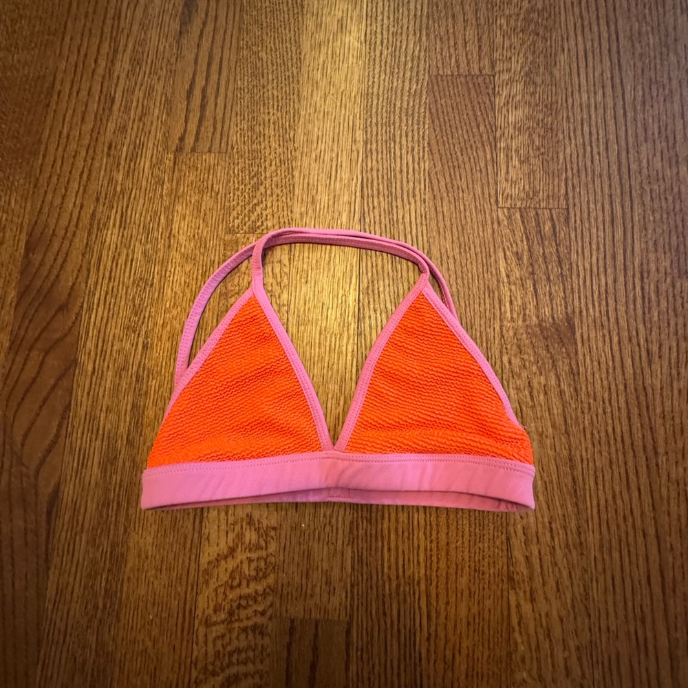 Five Dancewear top, pink and orange